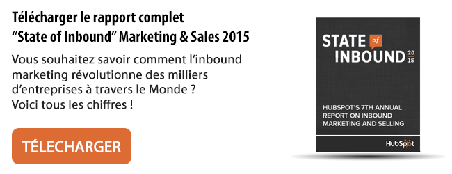 Téléchargez le tout dernier rapport sur l'inbound marketing 2015
